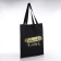 Bag Schoper "Happy Man", 35*0.5*40, print with sparkles, without lining, black