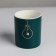 Ceramic glass with embossing, “light bulb”, 8 x 9.5 cm