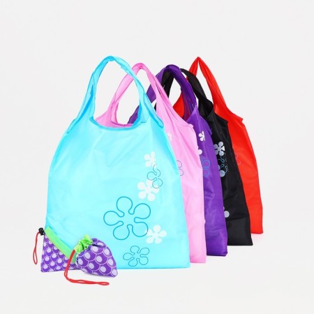 Folding bag without fastening, color mix