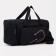 Road bag on lightning, 3 outer pockets, long belt, black/red color