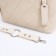 Bag-mech "Golden Rain" on lightning, 3 outer pockets, long belt, beige color