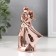 Souvenir ceramics "kiss" gold 11.5 cm