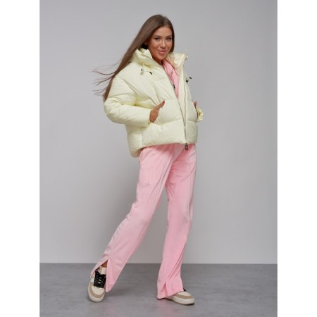 Winter jacket, size 44, light yellow color-11