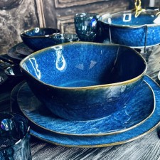 Lenardi Aquamarine salad bowl, 25x10 cm
