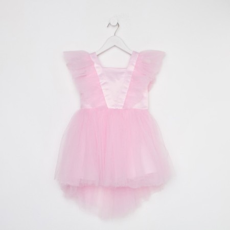 Dress elegant children's KAFTAN, p. 34 (122-128 cm), pink-5