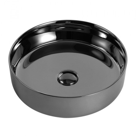 ABBER Bequem AC2109GS sink, invoice, 400x400x120 mm, silver color