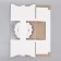 Box for cake 2 windows, with handles, white, 23 x 23 x14 cm