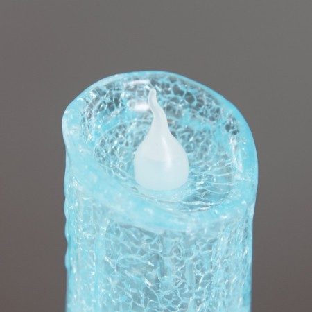 Spinker "Blue Candle" LED 1W from 3xlr44 Blue 5x5x16cm Risalux-3