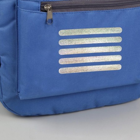 Reflective thermonacle “stripes”, 10 × 1 cm, 5 pcs on the sheet, the color is gray-1