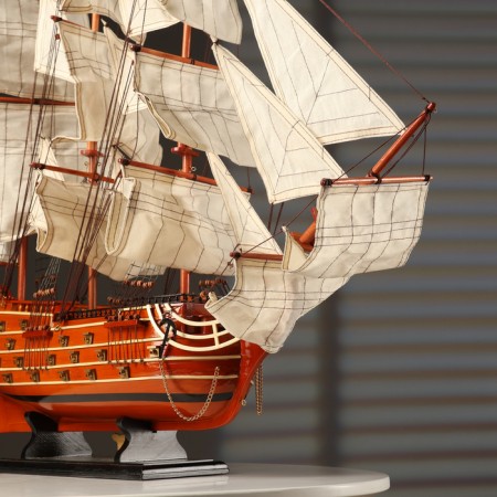 Ship "Victoria", 79x73 cm-17