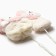 Mittens teenage minku lamb two -tone 24 cm pink color