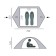 Btrace Point 2+ tent, two-layer, 2-seater, green color