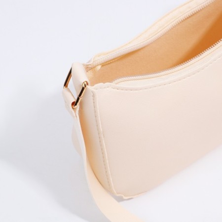 Baget bag with zipper, dairy color-4