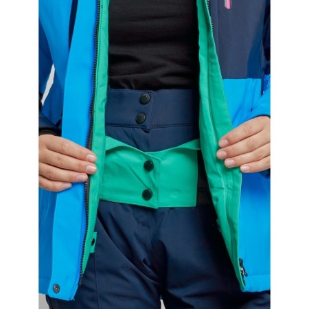 Ski jacket women's winter, size 50, blue color-8
