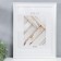 Photo frame Plastic "Mira" 30x40 cm, 641761 White (plastic screen)
