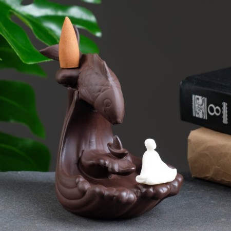 Set of incense on the stand "Fish" 13x12cm-1