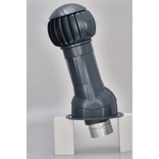 Bitumen roof ventilation kit, d = 160 mm, grace graphite RAL7024