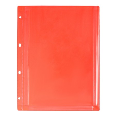 A4.180 μm, calligrata top, PVC, extension, matte, vertical, 5 pieces, red-3
