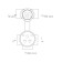 Bronze de Luxe 10138F shower system, without spout, tropical shower, hidden installation, brass