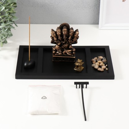 Garden of Zen Stones 2*28*16.5 cm "Ganesha five -headed", black-4