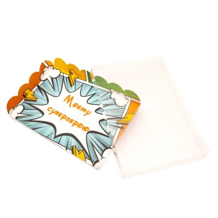 Box for cookies, "superhero", 22 x 15 x 3 cm-2