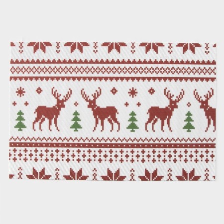 New Year's napkins on the table "New Year", 4 pcs, serving, 45 × 30 cm-3