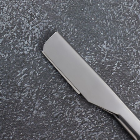 Dangerous razor, shavett, without blades, 16.5/24 × 2.5 × 1.3 cm, plastic, black/silver color-13