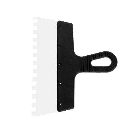 Rolling spatula, 250 mm, tooth 10 mm, stainless steel-1