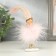 Souvenir Polystone "Angel-Low in the pink downy skirt" MIX 22x4x5 cm