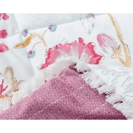 A set with a blanket "Bernadett No. 48", size 150x210 cm, 180x230 cm, 50x70 cm - 2 pcs-2
