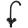 Kitchen mixer Zein Z3665, two-wound, pour height 22 cm, ABS plastic, black
