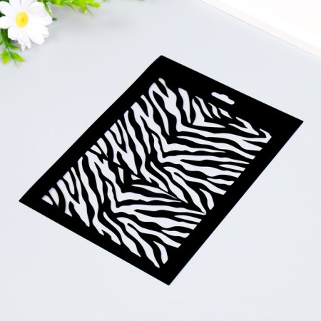 Plastic stencil "Gate No. 13" 14.5x20cm-1