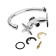 Kitchen mixer Zein ZC2021, two-wound, Cran-boux brass 1/2, without eyeliner, chrome