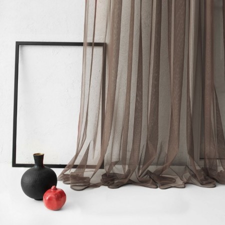 Tulle "Gryk", size 500x270 cm, color wenge-1