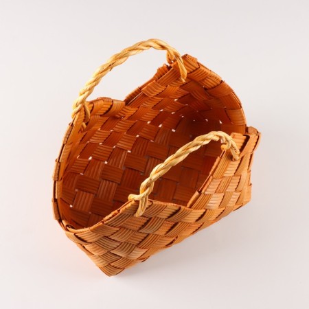 Wicker basket, 30x21x20/26 cm, bamboo-1