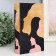 Safe Brush tree to the leatherette "Faces" 21x13x5 cm