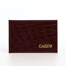 Cartholder, burgundy color