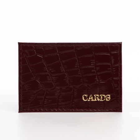 Cartholder, burgundy color