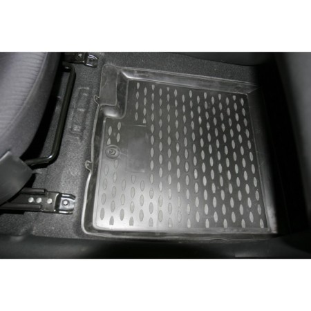 Rugs in the salon Hyundai Solaris, 2010-2014, 4 pcs. (polyurethane)-3