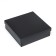 The box is folding, the lid is, black, 20 x 20 x 6 cm