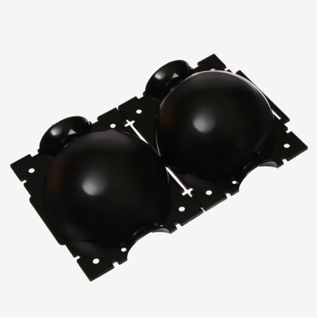 Ball for rooting plants, D = 8 cm, under a branch 1 cm, black, Greengo-3