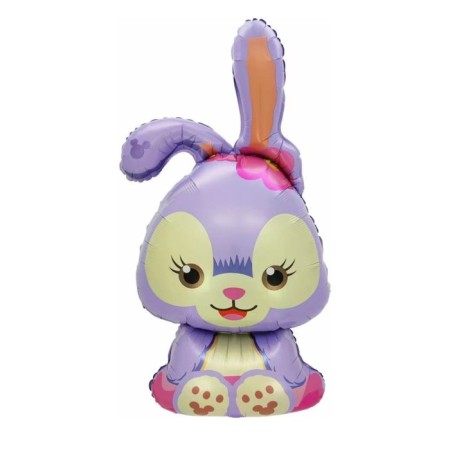 Foil ball 40 "Bunny", figure, lilac color, 1 pc.