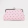 Cosmetic bag on the farmar, pink color