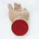 Wooden figure "Anatomical details: left male hand", height 30 cm, brauberg