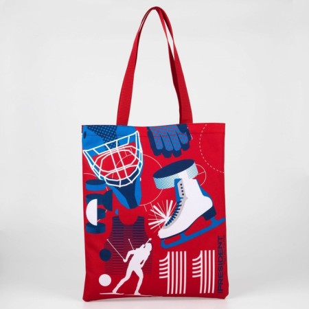 Bag Chopper Putin Team, 35 x 40 x 0.5 cm, red-2