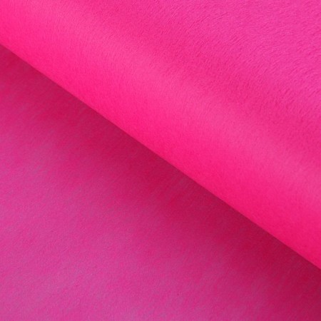 Felt for packages and crafts, plain, bright pink, plain, bilateral, roll 1 pcs, 50 cm x 15 m