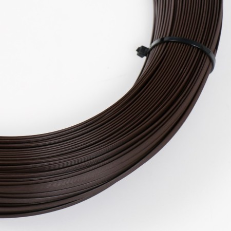 Artificial rattan 6 mm 100 m wave (wenge)-1