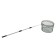 Folding telescopic P-12, 210 cm, round rim 35 cm, kapron