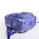 School backpack from textiles on lightning, 3 pockets, blue color