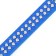 The collar of rivet with 2 rows of rivets, 33 x 1.2 cm, Osh 23-29, blue
